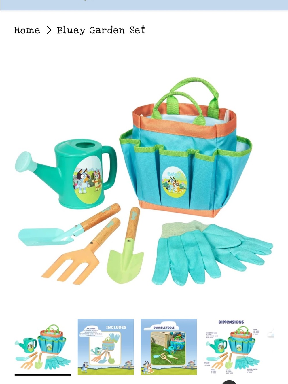 Bluey Gardening Set Brand New